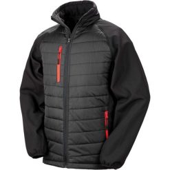 Kurtka Result Softshell Rembourrée Black Compass. Czarne kurtki damskie RESULT, m, bez wzorów, z poliesteru, bez kaptura. Za 201.65 zł.
