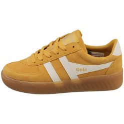 Damskie zamszowe buty sportowe Gola Grandslam. Białe obuwie sportowe treningowe Gola, z zamszu. Za 449.00 zł.
