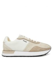 HUGO Sneakersy Kiria Runn hsdme 50541592 Écru. Obuwie sportowe damskie Hugo, ze skóry, bez zapięcia. Za 539.99 zł.