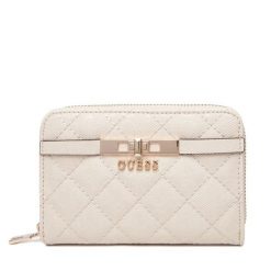 Portfel Guess. Brązowe portfele damskie Guess, z aplikacjami. Za 209.99 zł.
