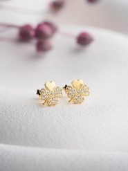 Lodie Silver Kolczyki-wkrętki z cyrkoniami rozmiar: onesize. Szare kolczyki damskie Lodie Silver, z cyrkonią, z mosiądzu. Za 31.95 zł.
