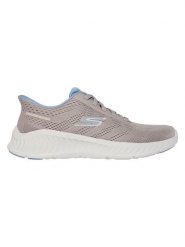 Skechers Sneakersy "Go Walk Now - Khloe" w kolorze szarobrązowym rozmiar: 35. Brązowe obuwie sportowe damskie Skechers, z materiału, bez zapięcia. Za 263.53 zł.