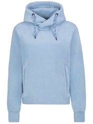 Sublevel Bluza w kolorze błękitnym rozmiar: XXL. Niebieskie bluzy damskie Sublevel, xxl, bez wzorów, z materiału, z kapturem. Za 127.35 zł.