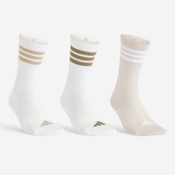 Skarpety sportowe tenis ADIDAS długie 3 pary. Skarpetki damskie Adidas, bez wzorów, z bawełny. Za 59.99 zł.