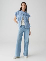 OPUS Kamizelka "Windra" w kolorze błękitnym rozmiar: S. Niebieskie kamizelki damskie Opus, s, bez wzorów, bez kaptura. Za 165.99 zł.