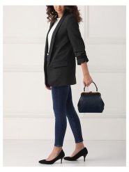 Lia Biassoni Skórzana torebka w kolorze czarnym - 22 x 22 x 10 cm rozmiar: onesize. Czarne torebki klasyczne damskie Lia Biassoni, z materiału, przez ramię, bez dodatków. Za 295.99 zł.