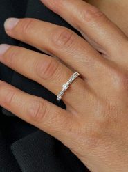 OR Carats Złoty pierścionek z diamentami rozmiar: 50. Szare pierścionki damskie OR Carats, z diamentem, złote. Za 1,913.99 zł.