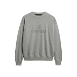 Bluza damska Superdry British Design. Szare bluzy damskie Superdry, bez wzorów, bez kaptura. Za 288.40 zł.