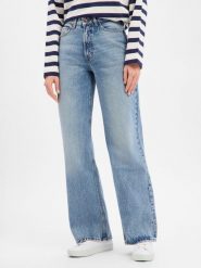 HUGO Dżinsy typu boyfriend - 937_14 Kobiety Bawełna niebieski jednolity, 28-32. Niebieskie jeansy damskie Hugo. Za 649.95 zł.