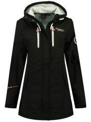 Geographical Norway Kurtka softshellowa "Tocean" w kolorze czarnym rozmiar: M. Czarne kurtki sportowe damskie Geographical Norway, m, bez wzorów, bez kaptura. Za 184.46 zł.