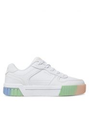 Skechers Sneakersy Jade 310890L Biały. Białe buty sportowe dziewczęce Skechers, bez wzorów, ze skóry, bez zapięcia. Za 193.79 zł.