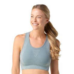 Biustonosz termoaktywny Smartwool Intraknit Racerback. Brązowe biustonosze sportowe damskie Smartwool, bez wzorów. Za 229.99 zł.