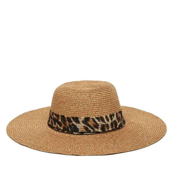 Kapelusz DeeZee. Brązowe kapelusze damskie DeeZee, bez wzorów. Za 49.99 zł.