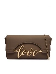 LOVE MOSCHINO Torebka JC4272PP0PKR0203 Brązowy. Brązowe torebki wieczorowe damskie Love Moschino, bez wzorów, ze skóry, bez dodatków. Za 879.99 zł.