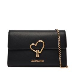 Torebka LOVE MOSCHINO. Czarne torebki wieczorowe damskie Love Moschino, bez wzorów, bez dodatków. Za 769.99 zł.