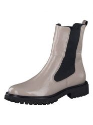 Paul Green Skórzane sztyblety w kolorze szaro-czarnym rozmiar: 38. Czarne botki damskie Paul Green, bez zapięcia. Za 165.31 zł.