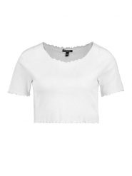 Eight2Nine Koszulka w kolorze białym rozmiar: XL. Białe bluzki damskie Eight2Nine, xl, bez wzorów, z bawełny, bez kołnierzyka, bez ramiączek. Za 46.95 zł.
