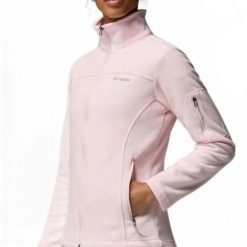 Bluza Columbia Fast Trek Ii Różowa. Czerwone bluzy damskie Columbia, l, bez wzorów, z tkaniny, bez kaptura. Za 298.91 zł.