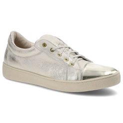 Złote Sneakersy Marshall Damskie Stylowe Obuwie. Żółte obuwie sportowe damskie Marshall, na wiosnę, ze skóry, bez zapięcia. Za 269.00 zł.