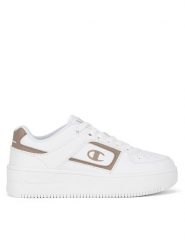 Champion Sneakersy FOUL PLAY PLAT ELEMENT BS S11744-WW016 Biały. Białe obuwie sportowe damskie Champion, z syntetyku, bez zapięcia. Za 299.99 zł.