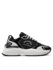 KARL LAGERFELD Sneakersy KL65638 Czarny. Czarne obuwie sportowe damskie KARL LAGERFELD, z materiału, bez zapięcia. W wyprzedaży za 529.99 zł.