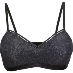 Biustonosz bustier bonprix czarny z połyskiem. Czarne biustonosze bonprix. Za 54.99 zł.