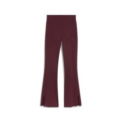 Damskie rozkloszowane legginsy HER z wysokim stanem PUMA Ruby Shimmer Red. Czerwone legginsy sportowe damskie Puma, l, bez wzorów, z podwyższonym stanem, na fitness i siłownię. Za 159.00 zł.