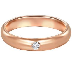 Trilani Pierścionek z Srebro wysokiej próby w Różowy złoty Pierścionki 1 ct Damski. Czerwone pierścionki damskie Trilani, z cyrkonią, pozłacane. Za 159.99 zł.