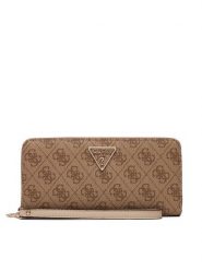 Guess Portfel Laurel II Slg SWSG74 59146 Brązowy. Brązowe portfele damskie Guess, z aplikacjami, ze skóry. Za 249.99 zł.
