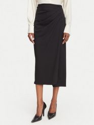 Marella Spódnica ołówkowa Zampa 2623106061 Czarny Slim Fit. Czarne spódnice damskie Marella, bez wzorów, z wełny. Za 929.99 zł.