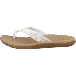 Damskie japonki Reef. Brązowe klapki damskie Reef, bez wzorów, z materiału, bez obcasa, bez zapięcia. Za 455.99 zł.