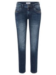 Timezone Dżinsy "Tahila" - Regular fit - w kolorze granatowym rozmiar: W31/L30. Niebieskie jeansy damskie Timezone. Za 122.96 zł.