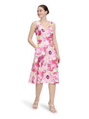 Vera Mont Sukienka w kolorze kremowo-jasnoróżowym rozmiar: 36. Brązowe sukienki damskie Vera Mont, bez wzorów, bez ramiączek. Za 260.99 zł.