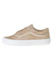 Vans Skórzane sneakersy "Old Skool" w kolorze beżowym rozmiar: 34,5. Brązowe obuwie sportowe damskie Vans, bez zapięcia. Za 166.10 zł.