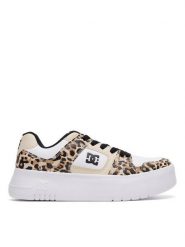 DC Shoes Sneakersy V5-10123 Beżowy. Brązowe obuwie sportowe damskie DC Shoes, z materiału, bez zapięcia. Za 249.99 zł.