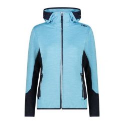 Kurtka polarowa damska z kapturem CMP. Niebieskie kurtki damskie CMP, bez wzorów, z polaru, z kapturem. Za 269.99 zł.