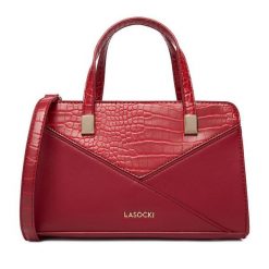 Torebka Lasocki. Czerwone torebki klasyczne damskie Lasocki, bez dodatków. Za 169.99 zł.