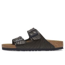 Kapcie Birkenstock Arizona, Syntetyczne Damskie. Czarne kapcie damskie Birkenstock, z materiału. Za 423.90 zł.