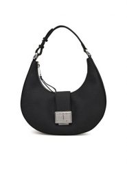 Tommy Jeans Torebka Tjw Crush Shoulder Bag AW0AW17539 Czarny. Czarne torebki klasyczne damskie Tommy Jeans, z jeansu, bez dodatków. Za 349.99 zł.