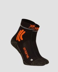 Skarpety X-SOCKS SKY RUN TWO 4.0. Brązowe skarpetki damskie X Socks, bez wzorów, z materiału. Za 75.00 zł.