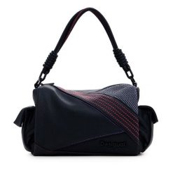 Torebka Desigual. Czarne torebki klasyczne damskie Desigual, bez dodatków. Za 369.99 zł.