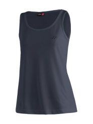 Maier Sports Top funkcyjny "Petra" w kolorze granatowym rozmiar: 34. Niebieskie koszulki sportowe damskie Maier Sports, bez wzorów, z materiału, bez ramiączek. Za 109.00 zł.
