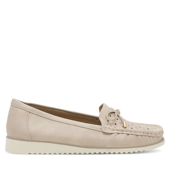 Mokasyny Clara Barson. Brązowe mokasyny damskie Clara Barson, bez obcasa. Za 99.99 zł.