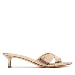 Klapki MICHAEL Michael Kors. Żółte klapki damskie MICHAEL Michael Kors, bez wzorów, bez obcasa, bez zapięcia. Za 569.99 zł.