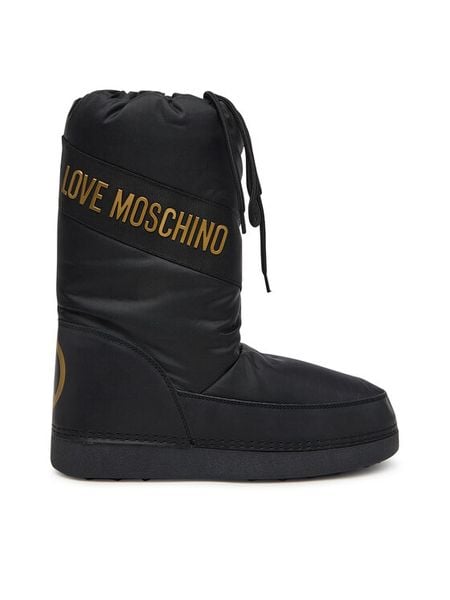 LOVE MOSCHINO Śniegowce JA24032G0NISY000 Czarny. Czarne śniegowce damskie Love Moschino, z materiału. Za 369.99 zł.