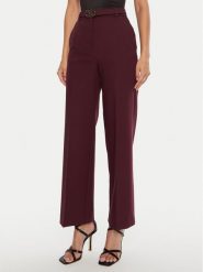Marciano Guess Spodnie materiałowe Celia 4BGB03 7046A Bordowy Regular Fit. Czerwone spodnie materiałowe damskie Marciano Guess, z aplikacjami, z materiału. Za 949.99 zł.
