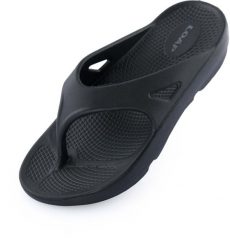 Damskie klapki Loap Kara czarne. Czarne klapki damskie ÀLG, bez wzorów, z materiału, bez obcasa, bez zapięcia. Za 120.99 zł.
