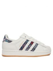 Adidas Sneakersy LA1298 Biały. Białe buty sportowe dziewczęce Adidas, ze skóry, bez zapięcia. Za 439.99 zł.