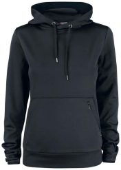 Clique Oakdale Women damska bluza z kapturem z poliestru. Czarne bluzy damskie CLIQUE, xl, bez wzorów, z kapturem. Za 223.56 zł.