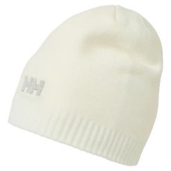 Czapka zimowa dla dorosłych Helly Hansen BRAND BEANIE. Białe czapki damskie Helly Hansen, na zimę, bez wzorów. Za 159.50 zł.